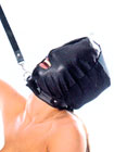 Fetish Fantasy Leather Hood W/ Leash