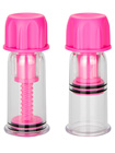 Nipple Play Vacuum Twist Suckers Pink