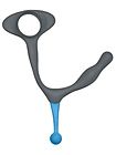 OptiMale DUO C-Ring/P-Massager Slate
